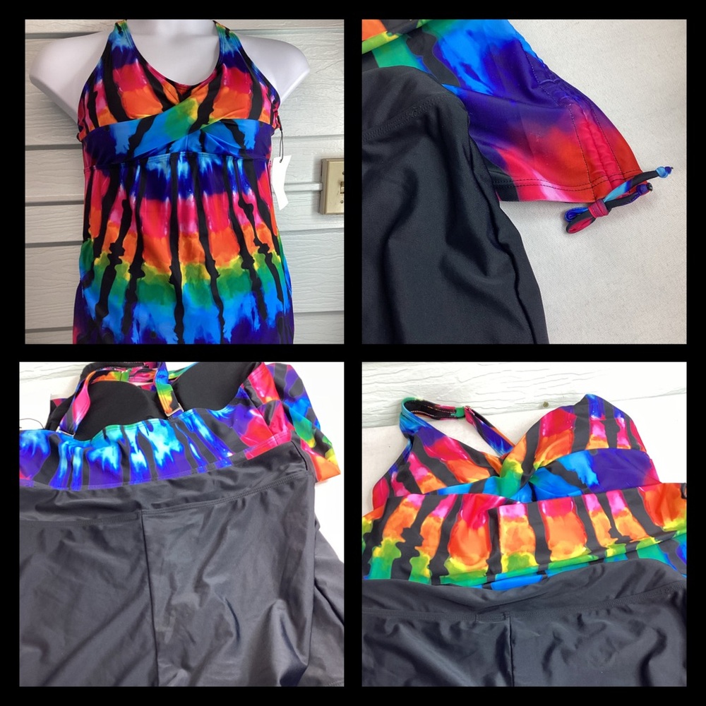 Vibrant Tie-Dye Tank Top 1 - Picture 5 of 5